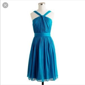 COPY - J. Crew Sinclair Silk Chiffon Dress